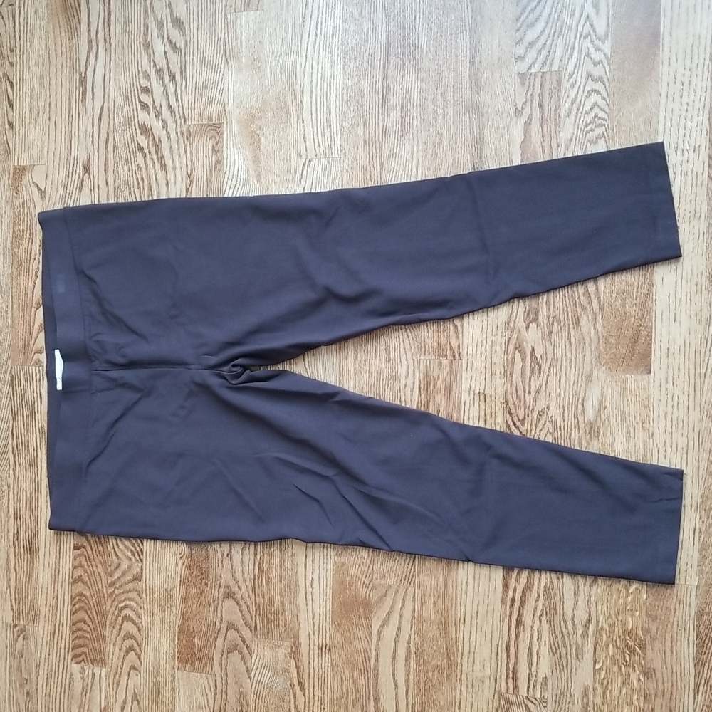 (XL) Two by Vince Camuto Brown Stretchy Skinny Fit Rayon Blend Ankle Pants